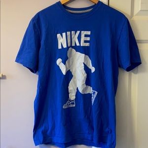Blue Nike tee